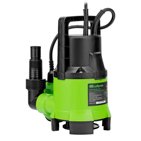 Дренажный насос для грязной воды СДН450-35, 450 Вт, напор 5.5 м, 8000 л/ч Сибртех