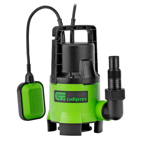 Дренажный насос для грязной воды СДН450-35, 450 Вт, напор 5.5 м, 8000 л/ч Сибртех