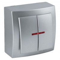 Nilson THEMIS выкл. ОУ 2 кл. серебро (инд.) 26131004