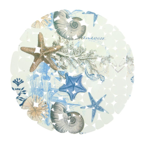 Коврик в раковину противоскользящий тм VETTA Яркий, ПВХ, d28см