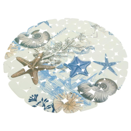 Коврик в раковину противоскользящий тм VETTA Яркий, ПВХ, d28см