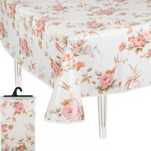 Скатерть ПВХ с бейкой 135*180см,МАЖОР арт 559/0 "Прованс"/8374