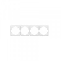 KRANZ MIELE ROUND Рамка 4 мест. (горизонт.) перламутр KR-78-0754-1