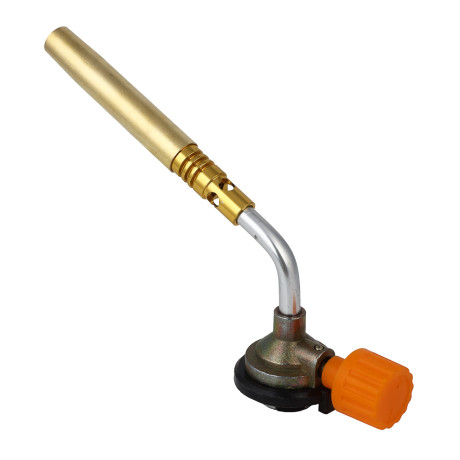 Горелка газ. с цанг. захватом тм ЕРМАК, узкое удлиненное сопло из латуни, 19,5х4х6см