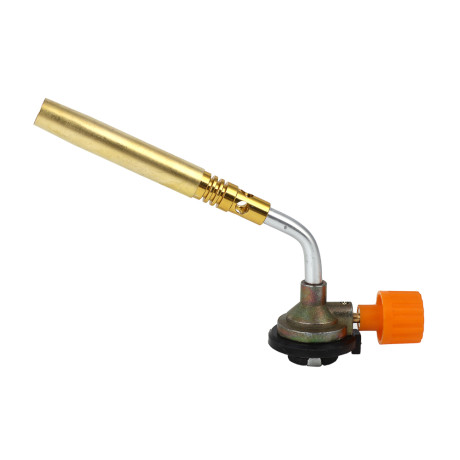 Горелка газ. с цанг. захватом тм ЕРМАК, узкое удлиненное сопло из латуни, 19,5х4х6см