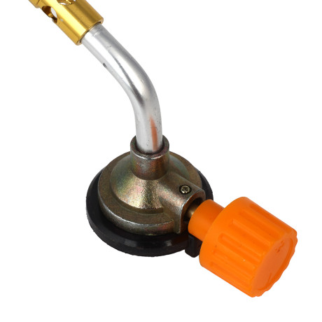 Горелка газ. с цанг. захватом тм ЕРМАК, узкое удлиненное сопло из латуни, 19,5х4х6см