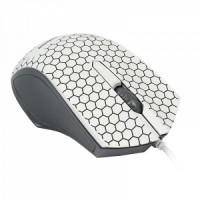 Мышь проводная Smartbuy ONE 334 белая, провод 1,4м (SBM-334-W)