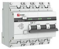 EKF PROxima дифф. автомат. выкл. АД-32 3P+N C50 300мА, типа AC, 4,5кА, электрон. DA32-50-300-4P-pro