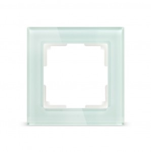 Smartbuy Нептун Рамка 1-местная стекло бежевая  (SBE-05i-Glass-FR-1)