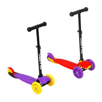 SILAPRO Самокат 3-7 лет, 67x25x25см, FLASH колеса D12х2см PU, до 25кг, GFK,PP, алюминий