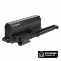 Доводчик дверной БУЛАТ ARCTIC ДД 504/5 A-B (80-150 кг) черный, морозостойкий (10)