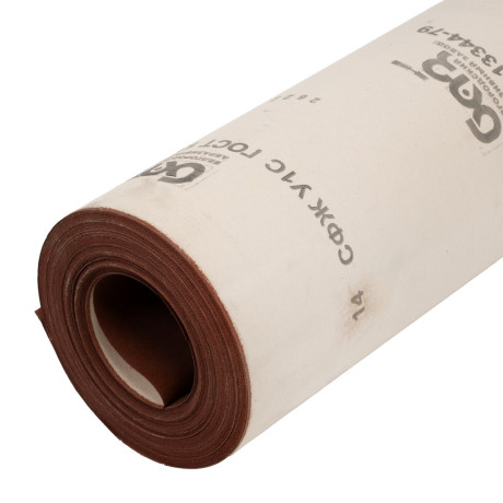 Шкурка на тканевой основе, зернистость № 4, 800 мм х 30 м, "БАЗ"