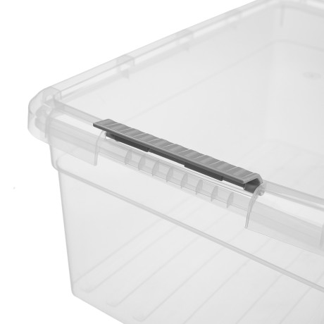 Контейнер для хранения на защелках, 37,5х25,5х16см, 10л