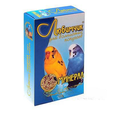 Любимчик Корм (зерносмесь) для волнистых попугаев 500 г с минералами Гармоничный рост и развитие 0108 x18