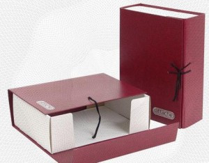 Папка архивная складная Attache,70мм,красн 141346