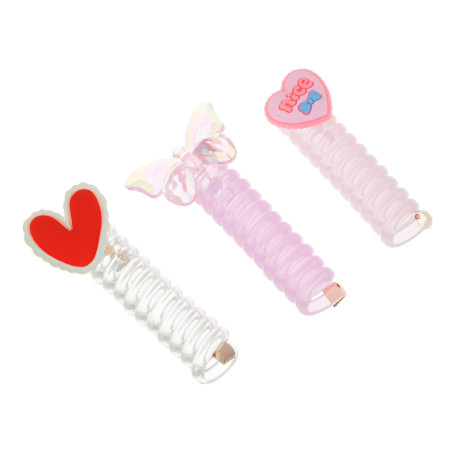 ЮНИLOOK Заколка-спиралька детская для волос, 7см, ТПР, пластик