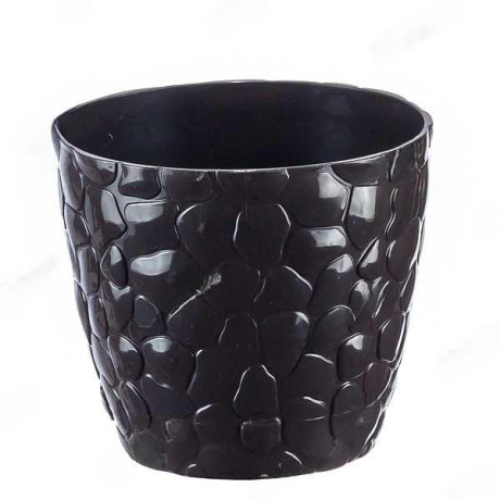 Кашпо Камни 260мм 8л. коричневый  М3171 (12)