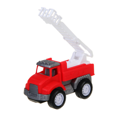 ИГРОЛЕНД Пожарная машина, инерция, PP, 12,2х6,5х8,8см, 3 дизайна