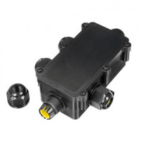 Wolta коробка соед. герметичная WTB-WBQ/01B, 5 вводов, 3х2,5мм2, d 8-11мм, 24А, 162х108х38 IP68