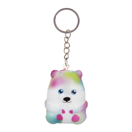 ИГРОЛЕНД Игрушка антистресс, сквиш - брелок "Малыш в корзиночке", PU, 12х17см, 12 дизайнов