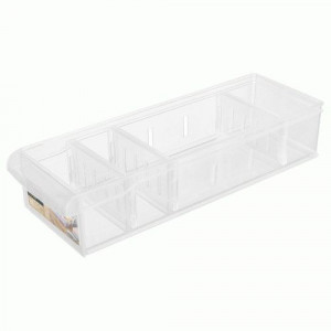 Контейнер универсальный "ROLLY" 1,1л, 87x262x57мм прозрачный 435204601 Бытпласт