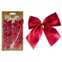Бант &quot;Рождественский&quot; (12шт) Волшебная страна