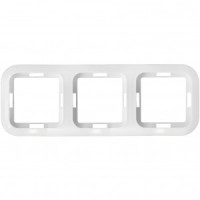 Bylectrica Гармония Рамка 3 мест., белый (ABS пластик) 01БМ.735212.049