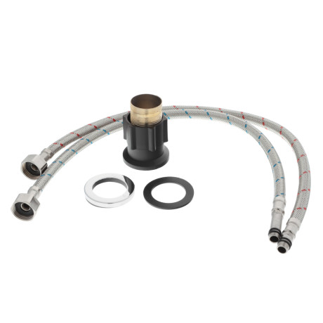 RAIN Смеситель для кухни Кристал, кран-буксы 1/2, гайка, латунь, хром