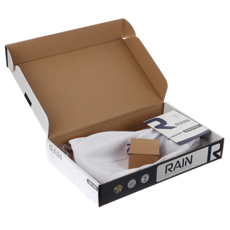 RAIN Смеситель для кухни Кристал, кран-буксы 1/2, гайка, латунь, хром