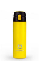 Термокружка Арктика 705-500, 0,5л, текстурный желтый, нерж.сталь