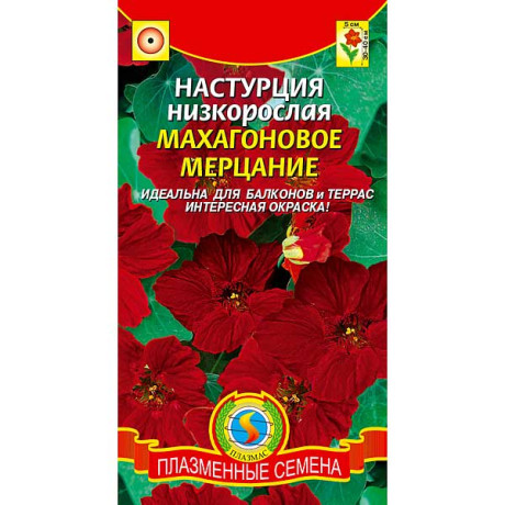 Настурция Махагоновое мерцание низкорос Плазма Ц