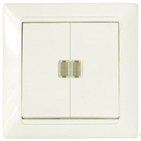 Bylectrica СТИЛЬ выкл. 2 кл. СУ инд. беж., (С510-815 беж.)