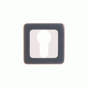 Накладка для ц/м АЛЛЮР АРТ ET-S1 ORB/CP(4252) квадратное основание темная медь/хром (100,10) (компл)