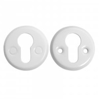 Накладка под цилиндровый механизм замка АЛЛЮР 016PZ-50 WW белый для финских дверей (200,20)