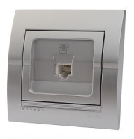 Lezard DERIY роз. СУ 1 мест. телеф. металлик серый