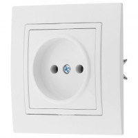 Bylectrica УЮТ роз. СУ 1 мест. бел. (пластик) РС16-344 / РС16-344Е