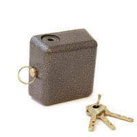 Замок вис PD-15-90 AVERS закал. дужка (квадрат. чугун,)   \4 (16)