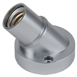 Ecola патрон накладной наклонный E14 Серебряный AB4SNSEAY (20!)