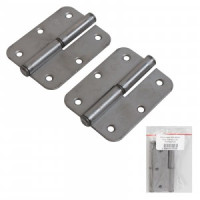 Петля накл ПН1-85 без покр. лев б/ш 2 шт. Инд.упаковка+ШК (цена за 2шт) (50) Кунгур