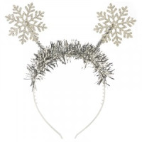 Ободок новогодний "Снежинка" CYM2210177 (12шт!) Волшебная страна