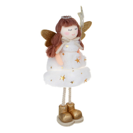 СНОУ БУМ Сувенир Ангел 21 см, полиэстер, белый, 3 вида