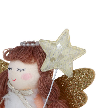 СНОУ БУМ Сувенир Ангел 21 см, полиэстер, белый, 3 вида