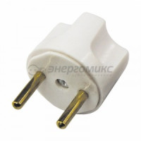 REXANT сет. вилка-переходник (адаптер) 10A ITEC белый (ABS-пластик) (ГУ 50!) 11-1031