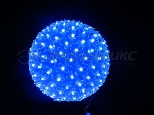 "Фигура световая "Шар" 200LED синий, d=20см, IP44 Neon-night 501-607