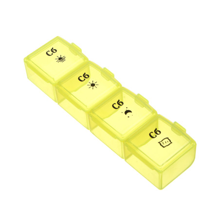 Бокс для таблеток тм VETTA, 28 ячеек, пластик, 19,5х11см