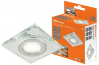 TDM GU5.3 MR16 50W св-к встр 03-02 квадратный 12/220В зеркальн/хром декор стекло (10!) SQ0359-0046