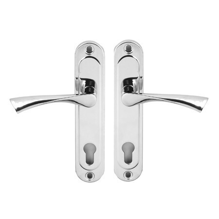 Ручки на планке AVERS HP-85.0123-CR (хром, под цилиндр, межос-85мм)   \24