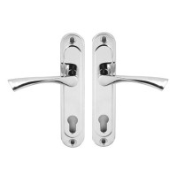 Ручки на планке AVERS HP-85.0123-CR (хром, под цилиндр, межос-85мм)   \24