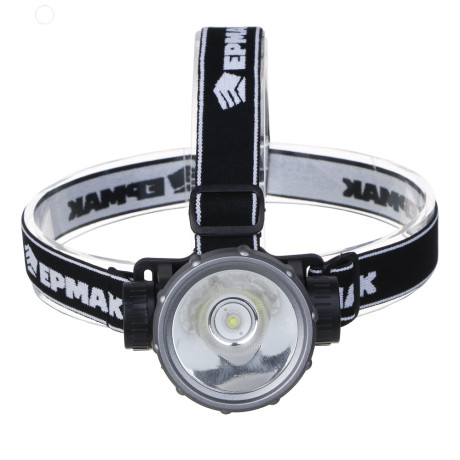 ЕРМАК Фонарь налобный, XH-P50 LED, 3 режима, 2000мАч, 8,3х6х7,3см, USB кабель, пластик