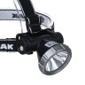 ЕРМАК Фонарь налобный, XH-P50 LED, 3 режима, 2000мАч, 8,3х6х7,3см, USB кабель, пластик